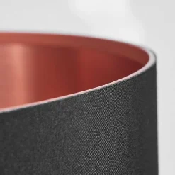 Lampe De Table Marang Cuivre, Noir, 1 Lumiere