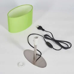 Lampe De Table Mavulu Nickel Mat, 1 Lumiere