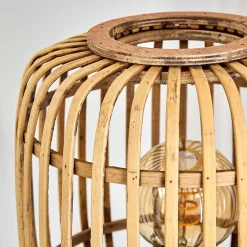 Lampe De Table Mongolei Noir, 1 Lumiere