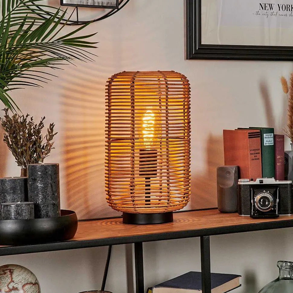 Lampe De Table Mulstrand Ecru, Noir, 1 Lumiere