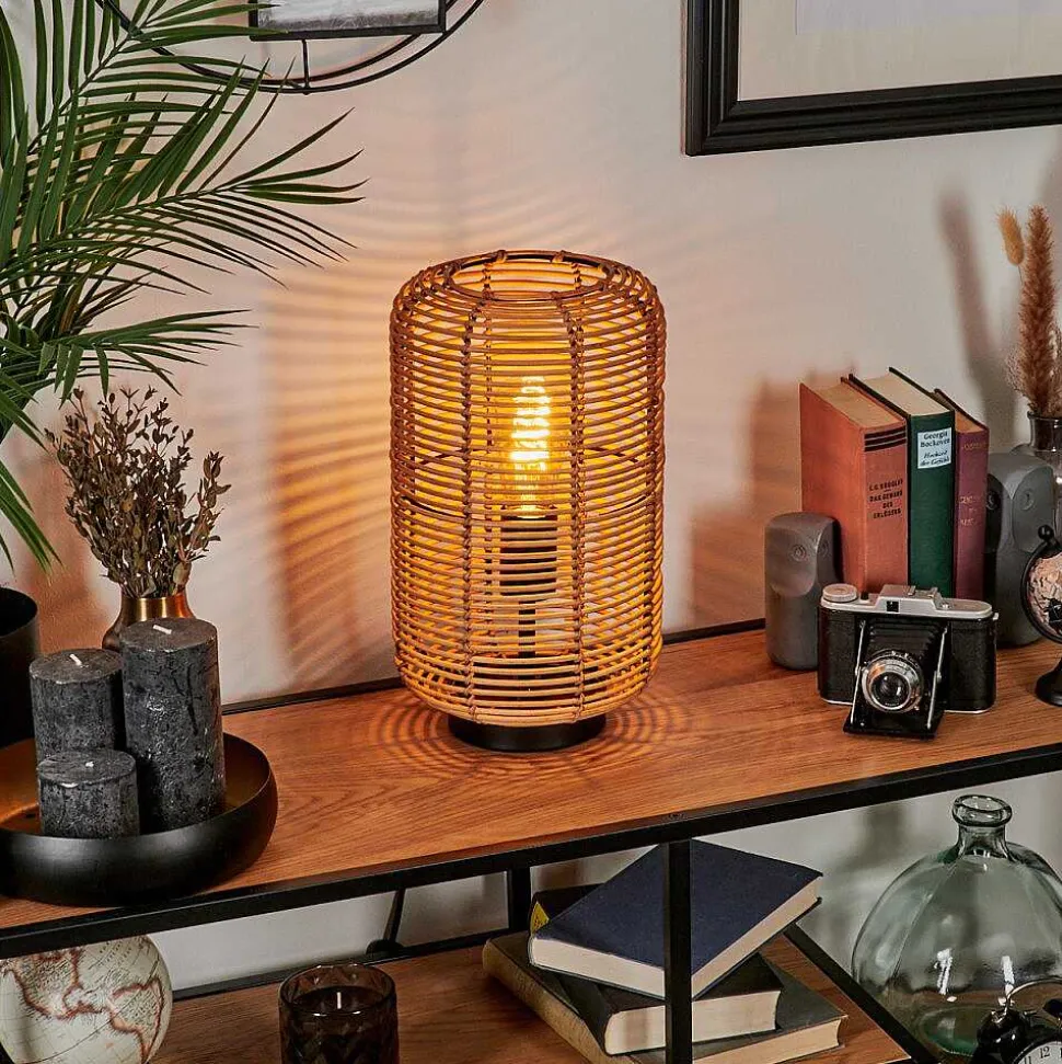 Lampe De Table Mulstrand Ecru, Noir, 1 Lumiere