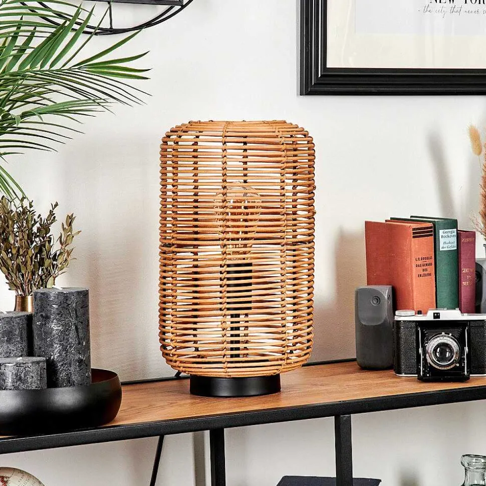 Lampe De Table Mulstrand Ecru, Noir, 1 Lumiere