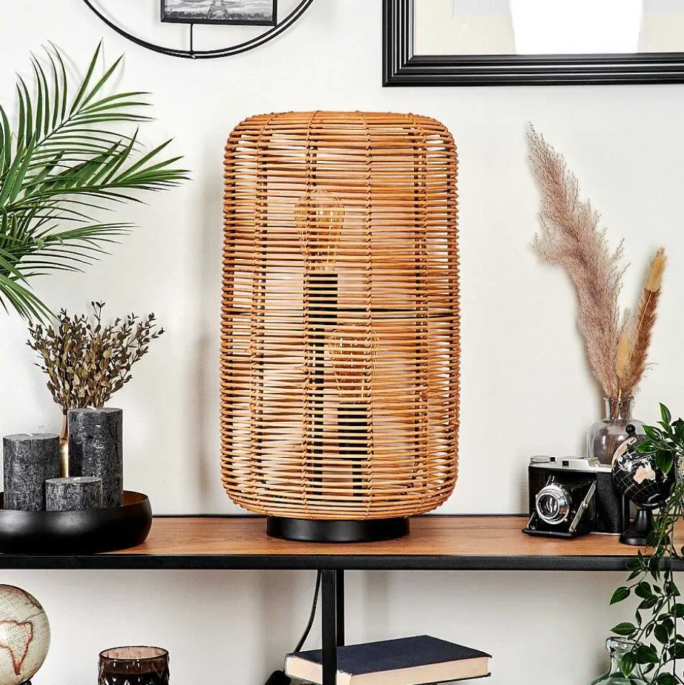 Lampe De Table Mulstrand Ecru, Noir, 2 Lumieres