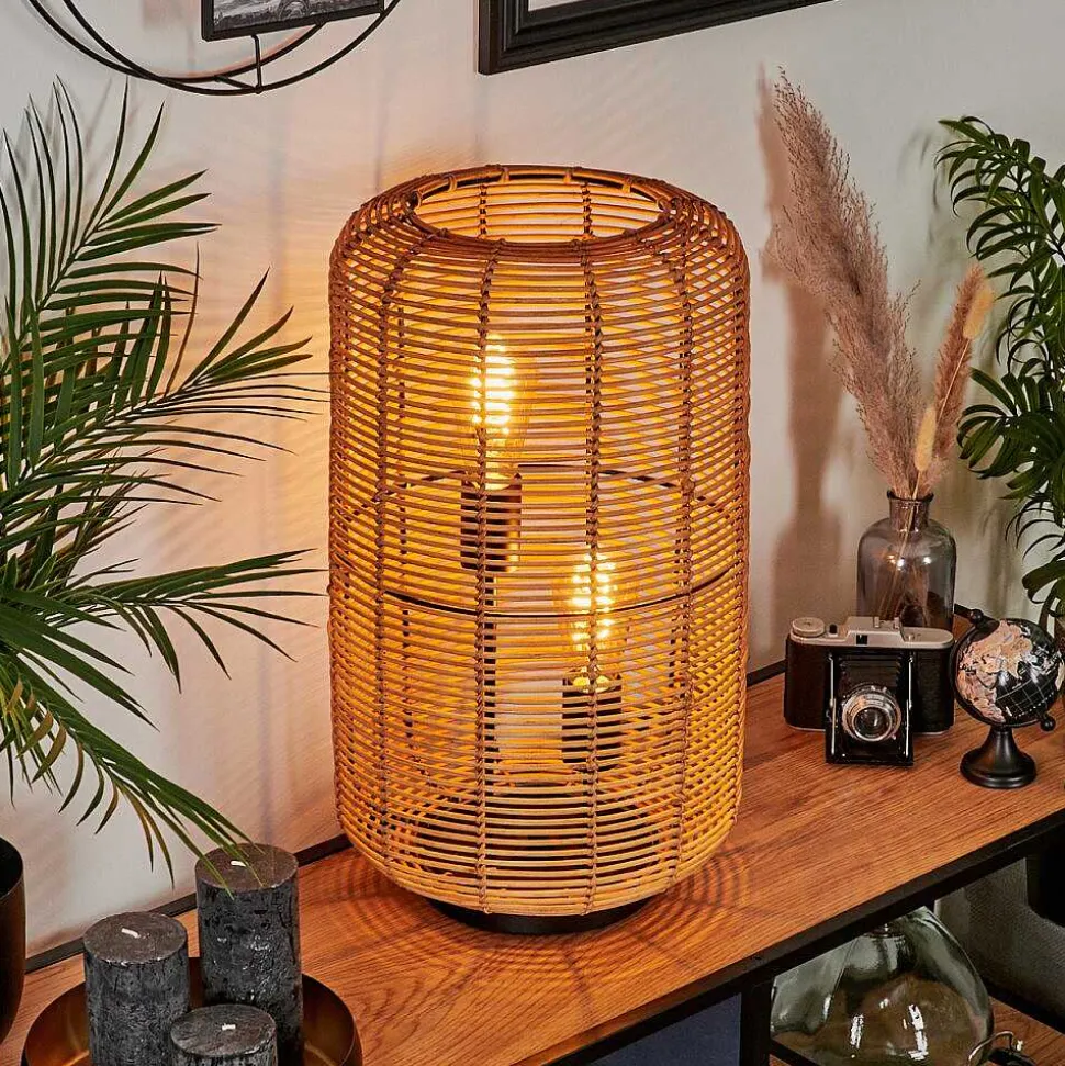 Lampe De Table Mulstrand Ecru, Noir, 2 Lumieres