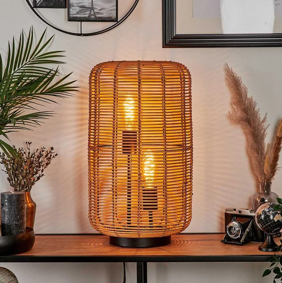 Lampe De Table Mulstrand Ecru, Noir, 2 Lumieres