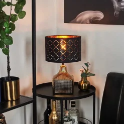 Lampe De Table Osorno Or, 1 Lumiere