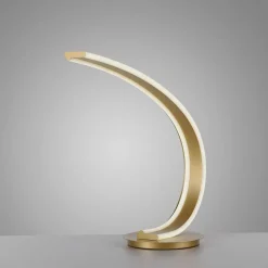 Lampe De Table Paul Neuhaus Q-Vito Led Laiton, 1 Lumiere, Telecommandes