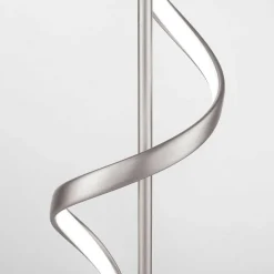 Lampe De Table Paul Neuhaus Qswing Led Argente, 1 Lumiere, Telecommandes