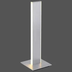 Lampe De Table Paul-Neuhaus Q-Adriana Led Aluminium, 2 Lumieres, Telecommandes