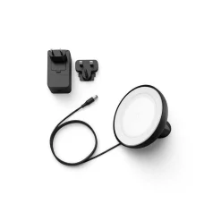 Lampe De Table Philips Hue Bloom Led Noir, 1 Lumiere, Changeur De Couleurs