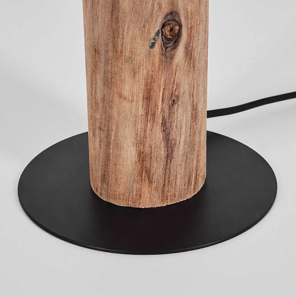 Lampe De Table Pozos Ecru, Noir, 1 Lumiere