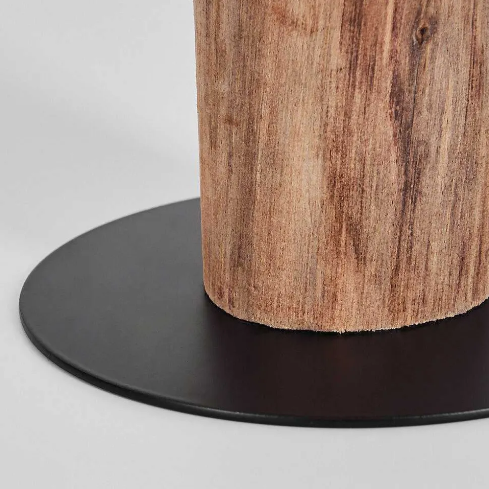 Lampe De Table Pozos Ecru, Noir, 1 Lumiere