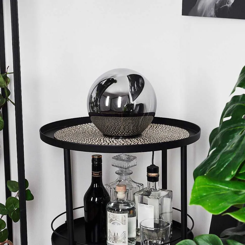 Lampe De Table Recoutas Noir, 1 Lumiere