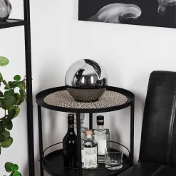 Lampe De Table Recoutas Noir, 1 Lumiere