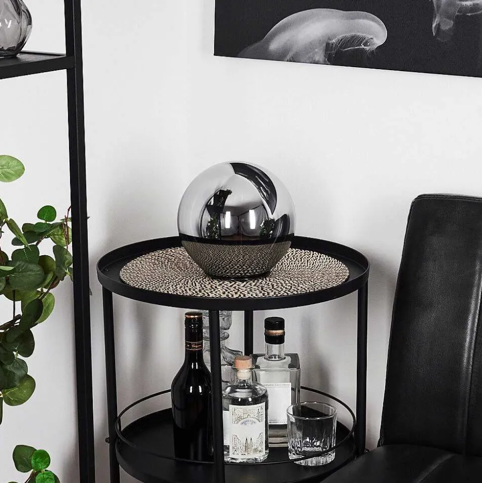 Lampe De Table Recoutas Noir, 1 Lumiere