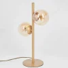 Lampe De Table Remaisnil Laiton, 2 Lumieres