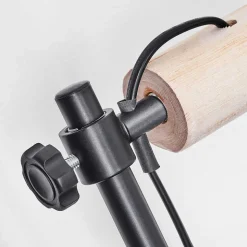 Lampe De Table Sunasau Ecru, Noir, 1 Lumiere