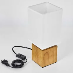 Lampe De Table Talco Ecru, 1 Lumiere