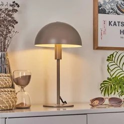 Lampe De Table Tati Gris, 1 Lumiere