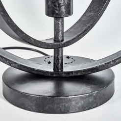 Lampe De Table Tercel Noir, 1 Lumiere