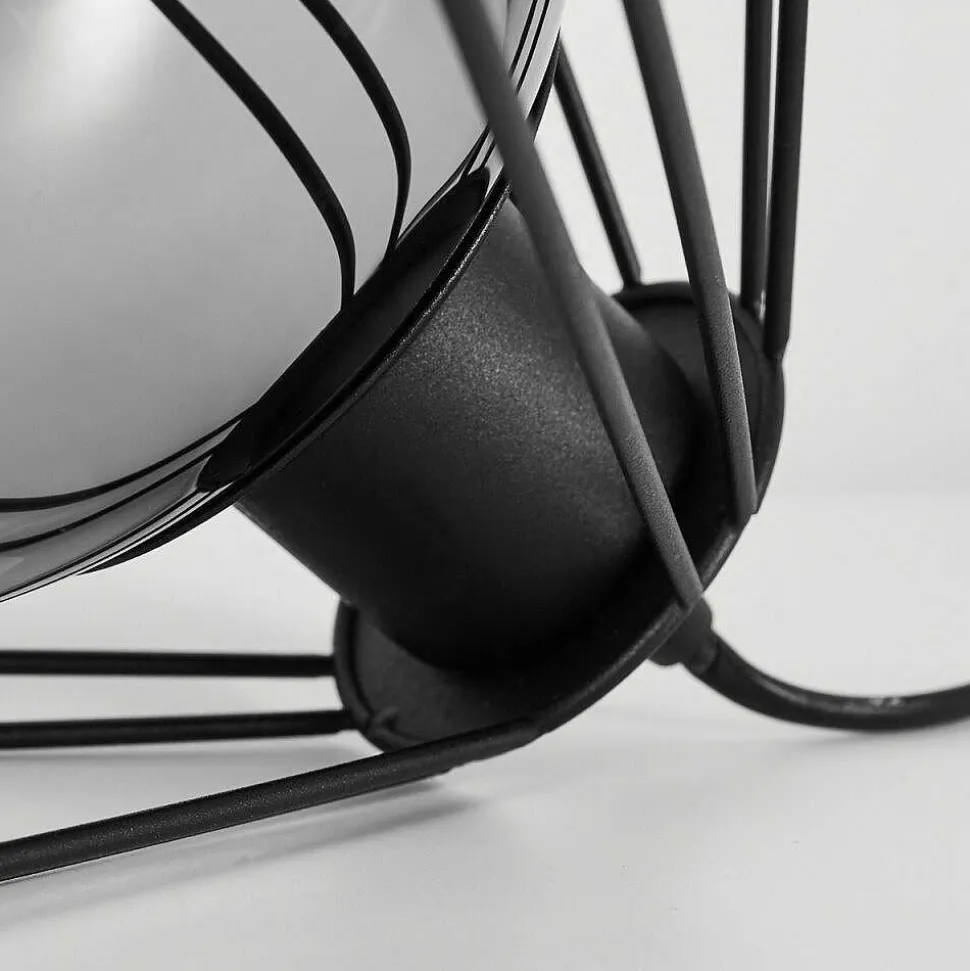 Lampe De Table Uarau Noir, 1 Lumiere