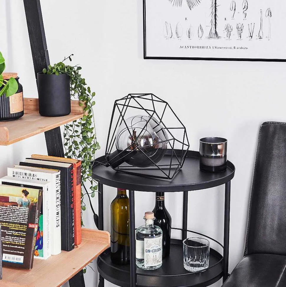 Lampe De Table Uarau Noir, 1 Lumiere