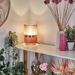 Lampe De Table Weiler Or, 1 Lumiere