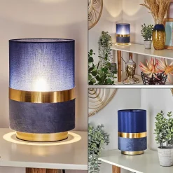 Lampe De Table Weiler Or, 1 Lumiere