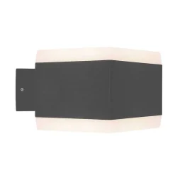 Lampe D'Exterieur Globo Slice Led Anthracite, 1 Lumiere, Changeur De Couleurs