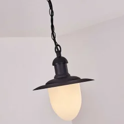 Lampe D'Exterieur Surnu Noir, 1 Lumiere