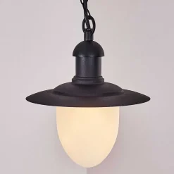 Lampe D'Exterieur Surnu Noir, 1 Lumiere
