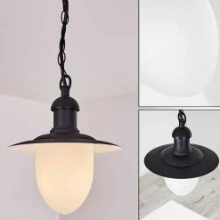 Lampe D'Exterieur Surnu Noir, 1 Lumiere