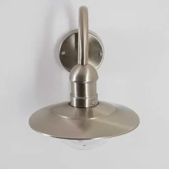 Lampe Murale D'Exterieur Elima Acier Inoxydable, 1 Lumiere, Detecteur De Mouvement