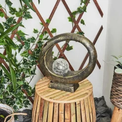 Lampe Solaire Benevento Led Or, Noir, 1 Lumiere