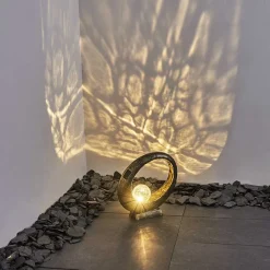 Lampe Solaire Benevento Led Or, Noir, 1 Lumiere