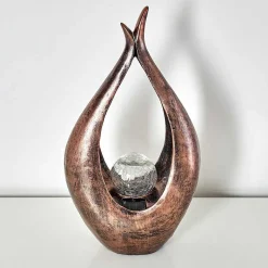 Lampe Solaire Benevento Led Bronze, 1 Lumiere