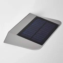 Lampe Solaire Camden Led Gris, 1 Lumiere, Detecteur De Mouvement