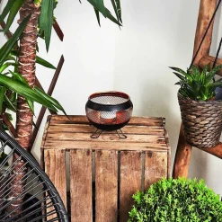 Lampe Solaire Harimal Led Cuivre, Noir, 1 Lumiere