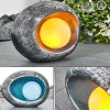 Lampe Solaire Interlaken Led Bleu, Gris, Argente, 1 Lumiere