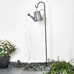 Lampe Solaire Isernia Led Noir, 80 Lumieres