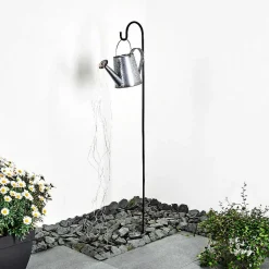 Lampe Solaire Isernia Led Noir, 80 Lumieres