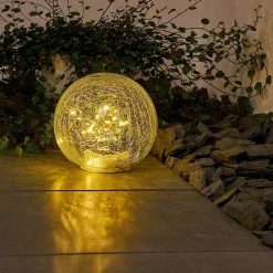 Lampe Solaire Jurmala Led Transparent, 1 Lumiere