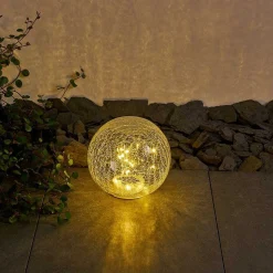 Lampe Solaire Jurmala Led Transparent, 1 Lumiere