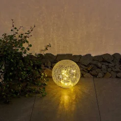 Lampe Solaire Jurmala Led Transparent, 1 Lumiere