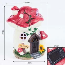 Lampe Solaire Katiao Led Brun, Orange, Rose, Rouge, 1 Lumiere