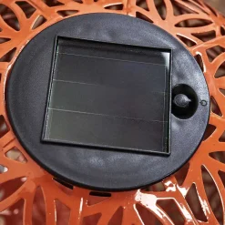 Lampe Solaire Leonard Led Rouge, Noir, 1 Lumiere