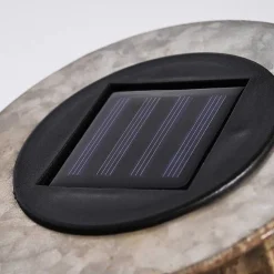 Lampe Solaire Mazomanie Led Bois Clair, Rouille, 1 Lumiere