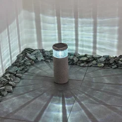 Lampe Solaire Mesabolo Led Gris, Noir, 1 Lumiere