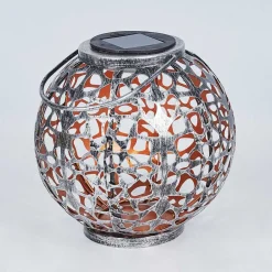 Lampe Solaire Moreland Led Cuivre, Noir, Argente, 1 Lumiere