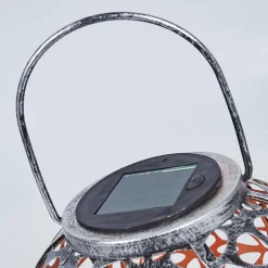 Lampe Solaire Moreland Led Cuivre, Noir, Argente, 1 Lumiere